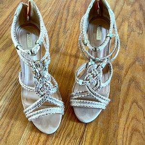Schulz size 7 strappy heels